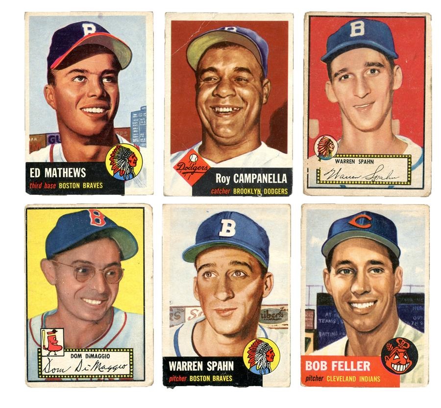 - 1952-53 Topps Baseball Cards