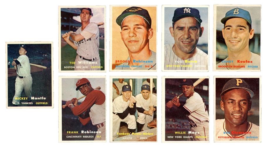- 1957 Topps Baseball Complete Set