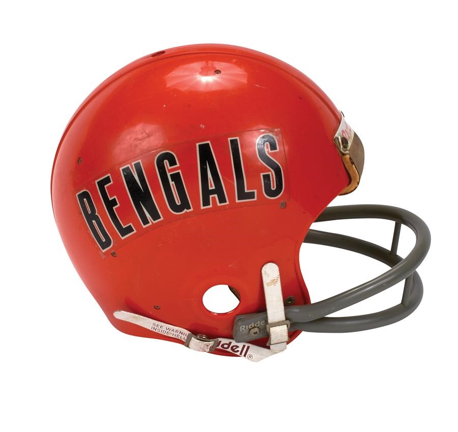 - Circa 1979 Jack Thompson Cincinnati Bengals Game Worn Helmet