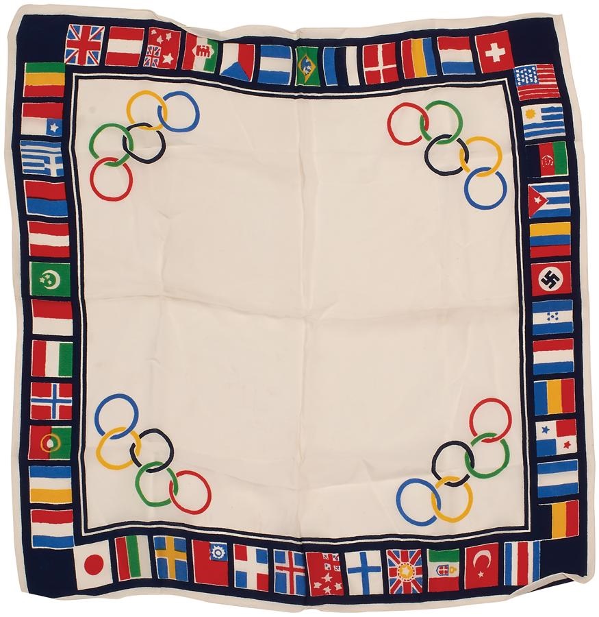 - 1936 Berlin Olympics Silk Scarf