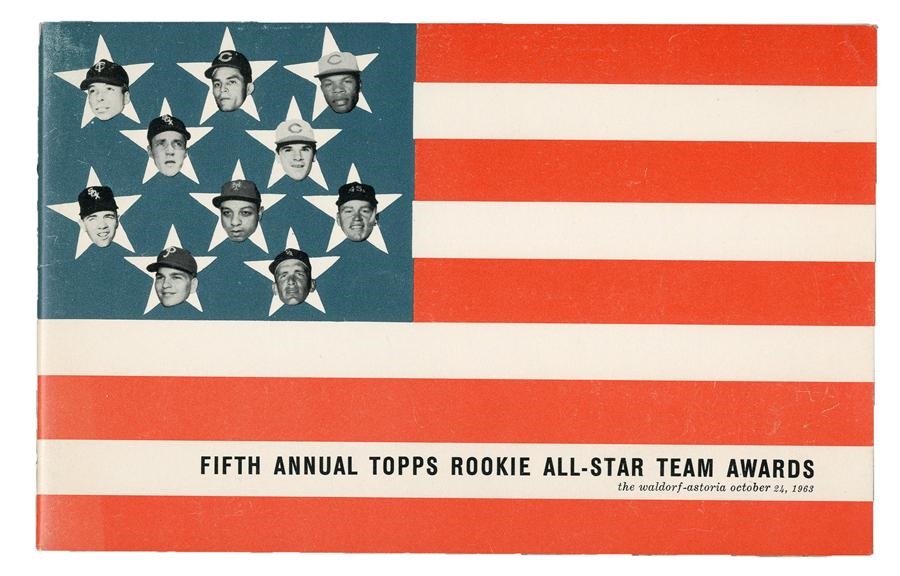 Pete Rose & Cincinnati Reds - 1963 Topps Rookie All-Star Team Booklet with Pete Rose