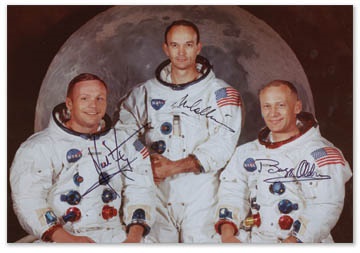 Space - Astronauts autographed photo