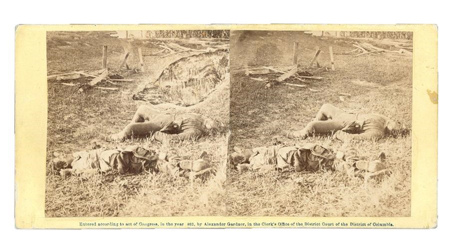 - 1862 Mathew Brady Battlefield of Antietam Stereoview