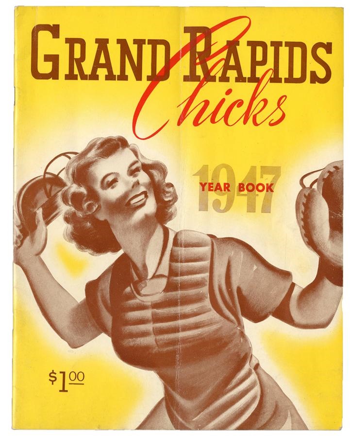 - 1947 Grand Rapids Chicks Vintage Team Signed Yearbook