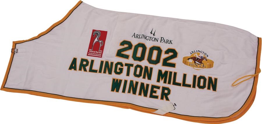 - 2002 Winner's Blanket from the Arlington Million