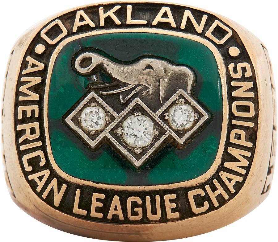 Sports Rings And Awards - 1990 Oakland A's American League Championship Ring