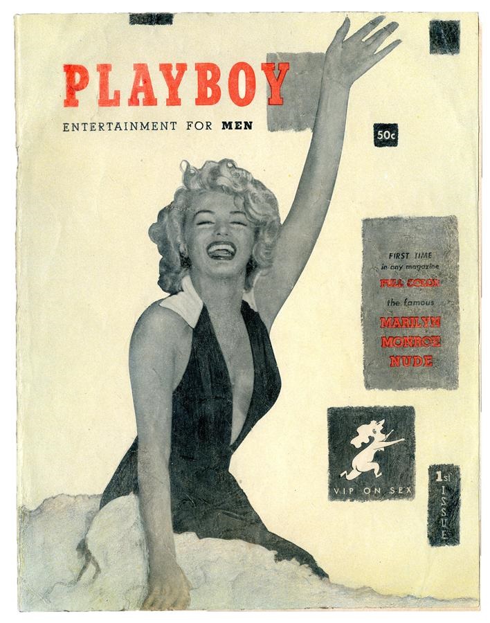 - 1953 Playboy #1 with Marilyn Monroe