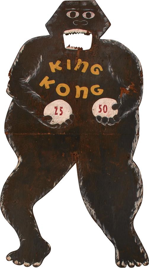 - Massive 1940s "King Kong" 8-Foot Tall Carnival Ball Toss Game
