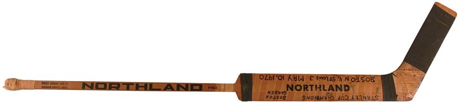 - Gerry Cheevers 1970 Stanley Cup Trophy Stick
