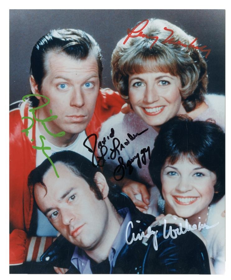 - "Laverne & Shirley" Cast Signed Photo