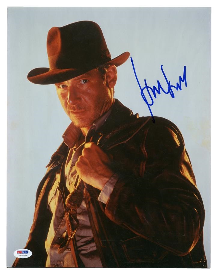 - Harrison Ford As Indiana Jones Signed Photo