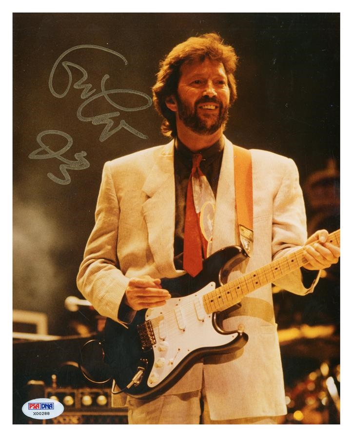 - Eric Clapton Signed Photo