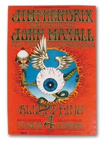 1967 Jimi Hendrix Concert Poster (14 x 22")