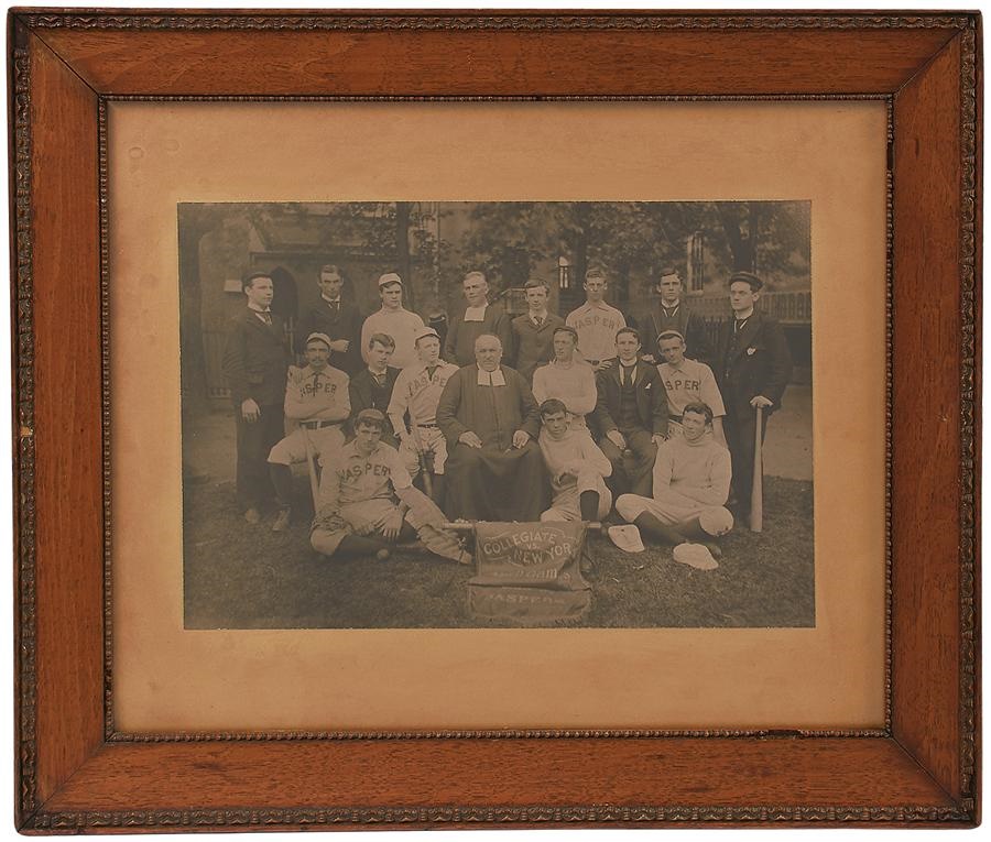 - Brother Jasper 1886 Manhattan College Photograph - Invented The Seventh Inning Stretch