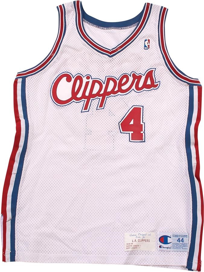 - 1990-91 Ron Harper Los Angeles Clippers Game Worn Jersey