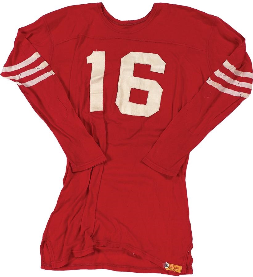 - 1954 Arnie Galiffa San Francisco 49ers Game Worn Jersey (Galiffa Family LOA)