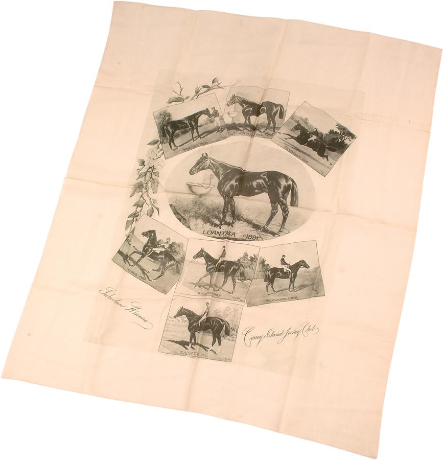 Horse Racing - 1891 Coney Island Jockey Club Silk