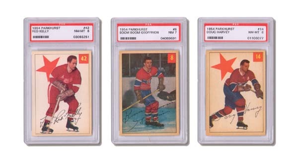 Sports Cards - 1954/55 Parkhurst Hockey PSA Lot (27)