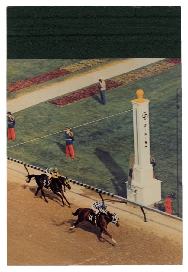 Horse Racing - 1973 Kentucky Derby "Secretariat" Transparency