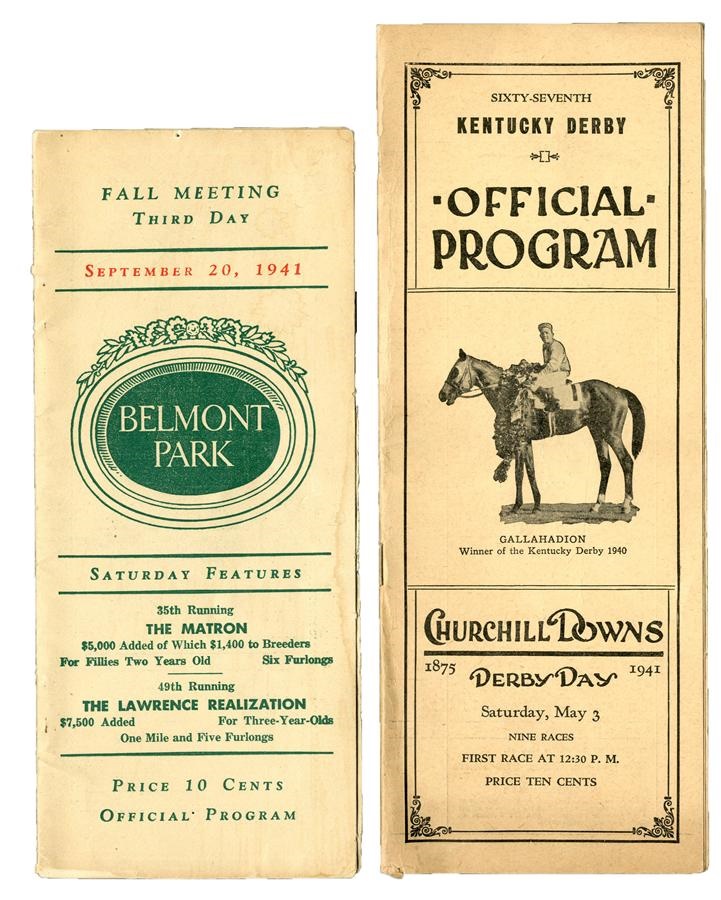 - 1941 Whirlaway Programs (2)