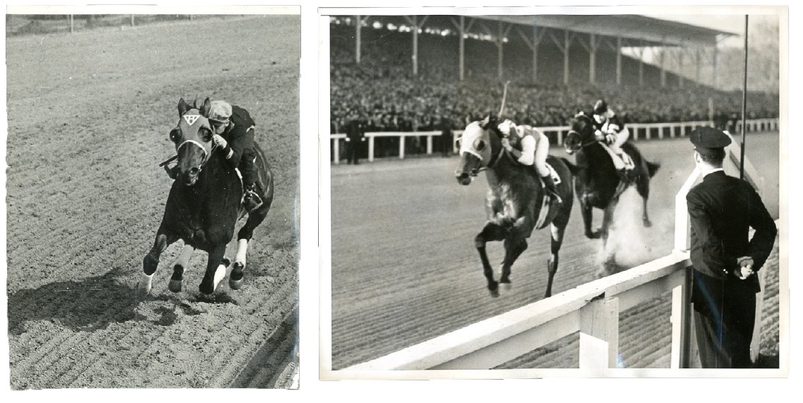 - 1938 Seabiscuit v War Admiral Match Race Photos with Gorgeous Panorama (3)