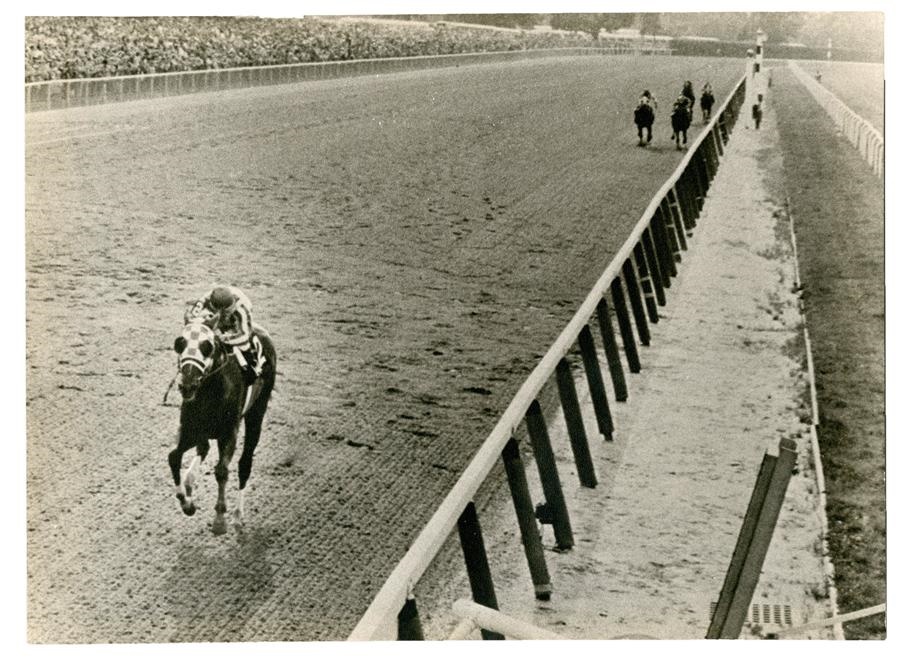 Horse Racing - Secretariat Leaves Them in the Dust Belmont Oversized Photo