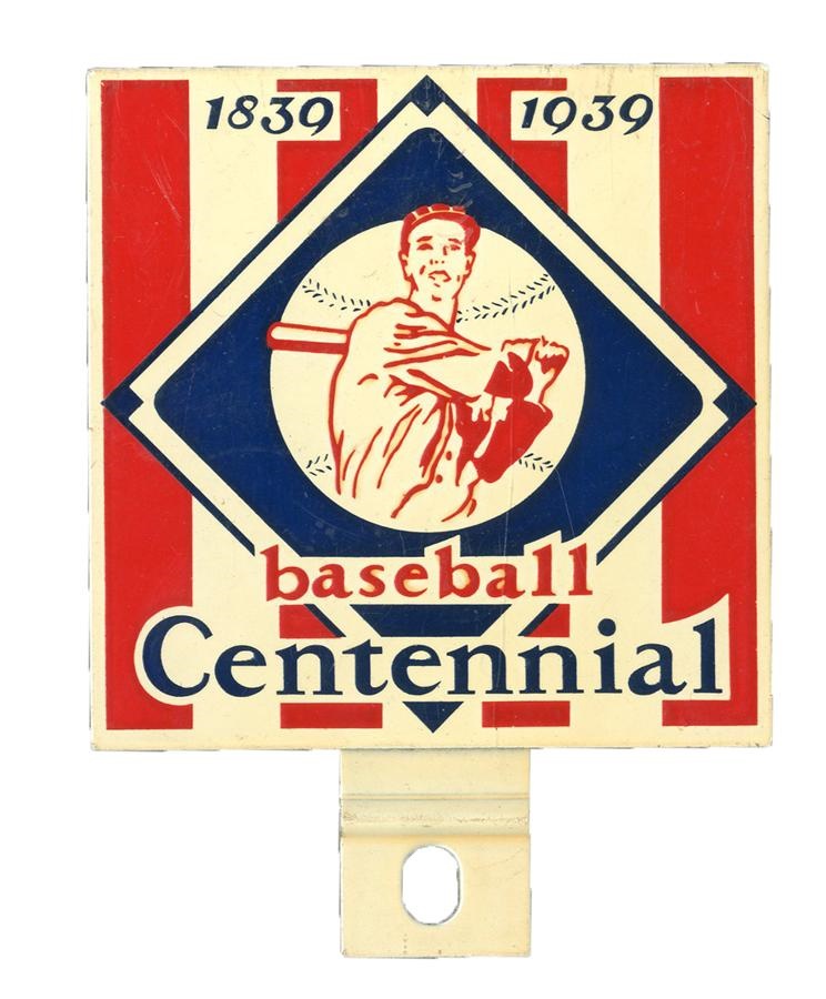 - 1939 Baseball Centennial License Plate Ornament