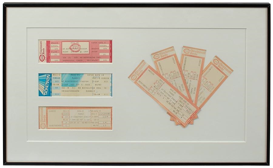 - Seven Different Pete Rose Hit 4,192 Full Tickets