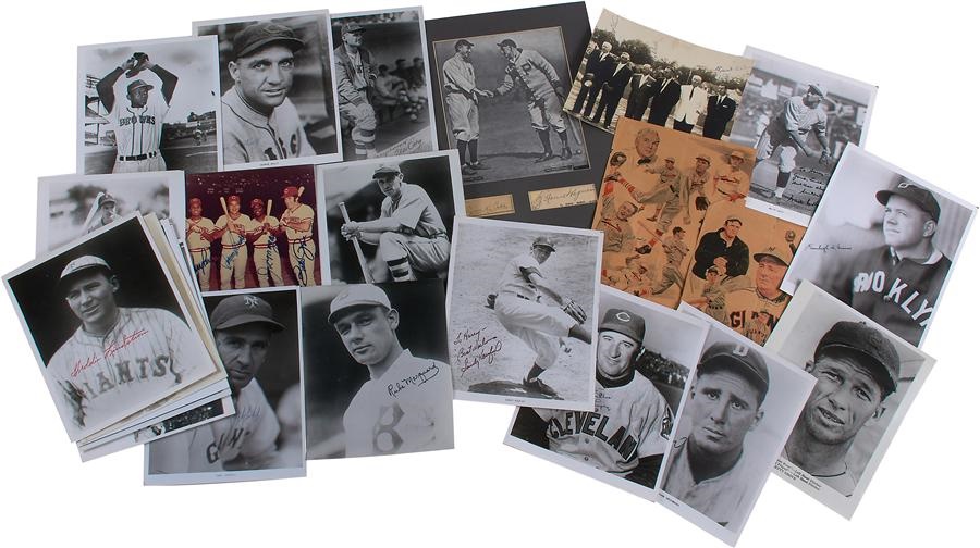 - Baseball Hall of Famers Signed Photographs and More (70)