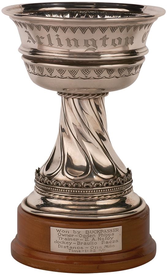 - "Buckpasser" 1966 Arlington Classic "World Record" Silver Trophy, Photo & Signed Program