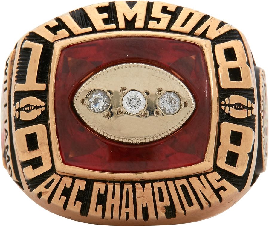 - 1988 Clemson University ACC Championship Ring