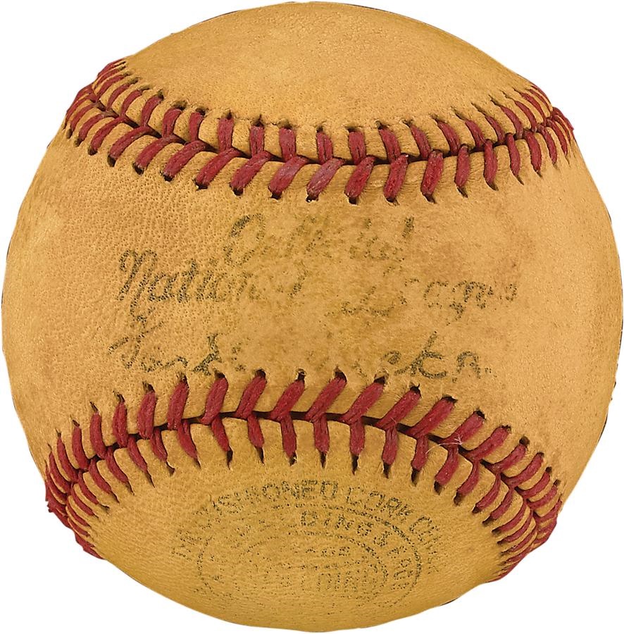 - 1938 Experimental National League Night Game Baseball