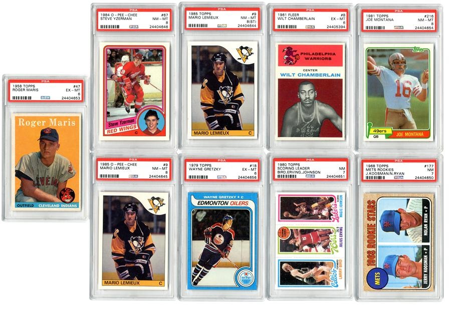 - All Sports Graded Rookie Card Collection (All PSA)