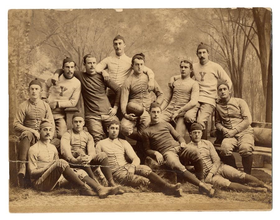 - 1882 Yale Football Team Photo with Walter Camp