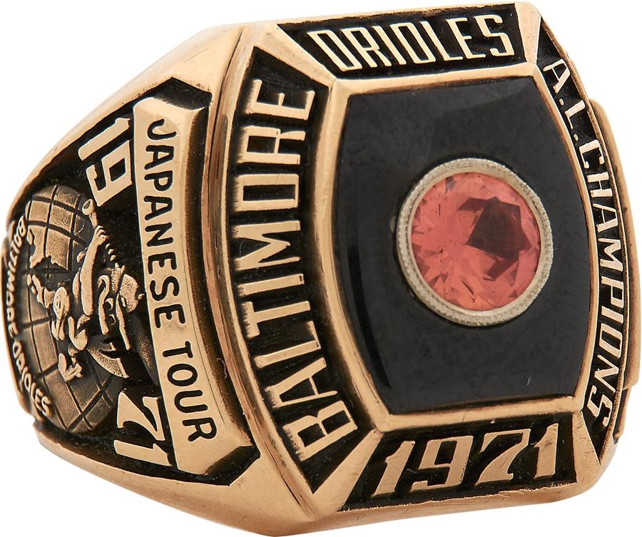 Sports Rings And Awards - 1971 Baltimore Orioles American League Championship Ring