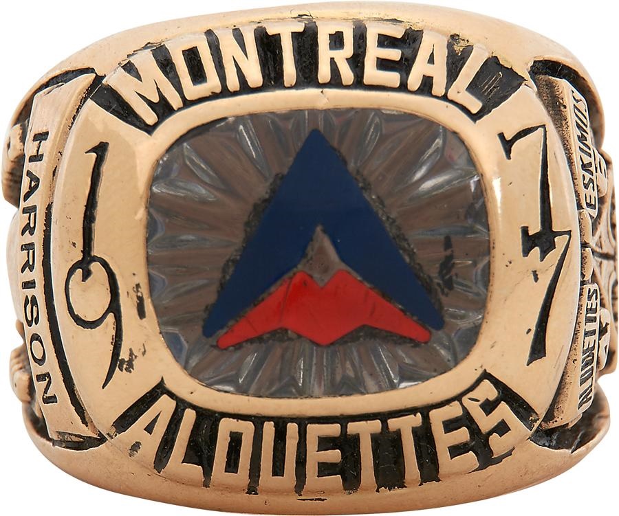 - 1977 Montreal Alouettes CFL Championship Ring