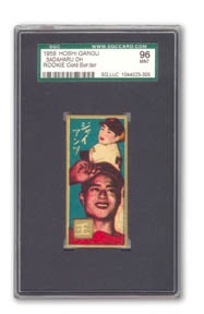 Sports Cards - 1959 Sadaharu Oh Gold Border Rookie SGC 96