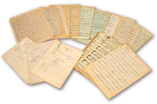 Important Howdy Doody Music Manuscripts