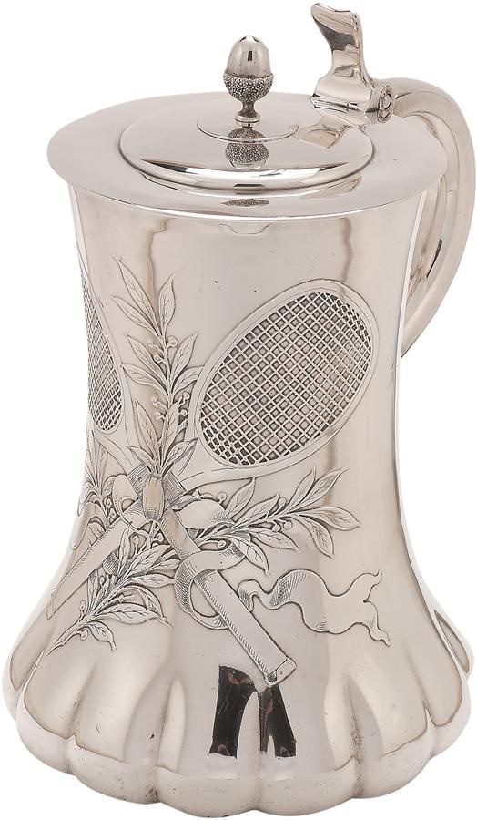 - 19th Century Sterling Silver Tennis Pitcher By Tiffany