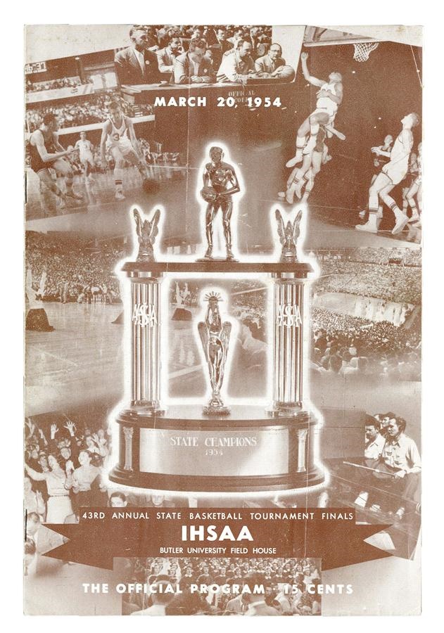 - 1954 Indiana State Basketball Championship Game Program