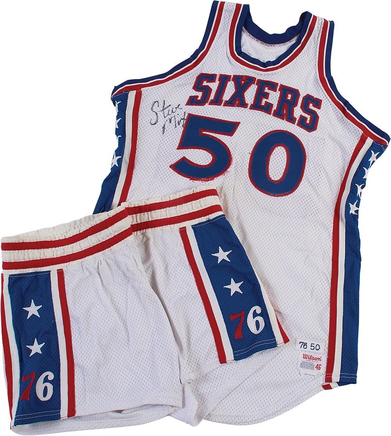 - 1976 Steve Mix Philadelphia 76ers Game Worn Uniform