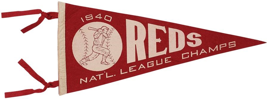 1940 Cincinnati Reds National League Champions Pennant