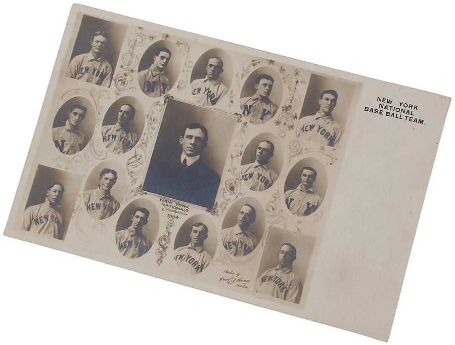 Baseball Memorabilia - 1904 New York Giants Team Composite Postcard