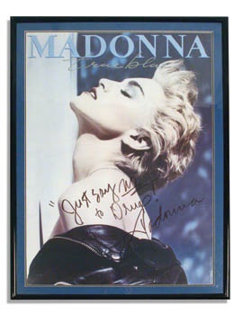 - Madonna Signed Poster