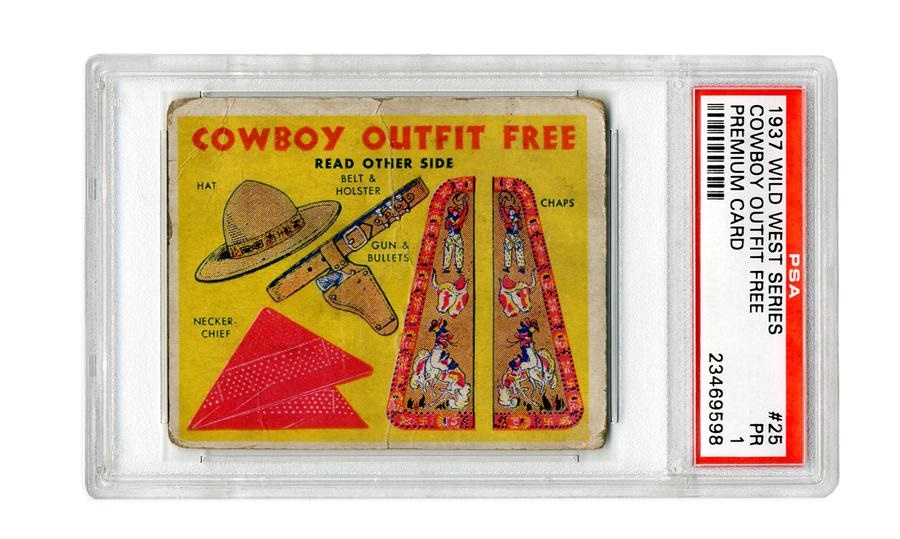 - 1937 Wild West Premium Outfit Card