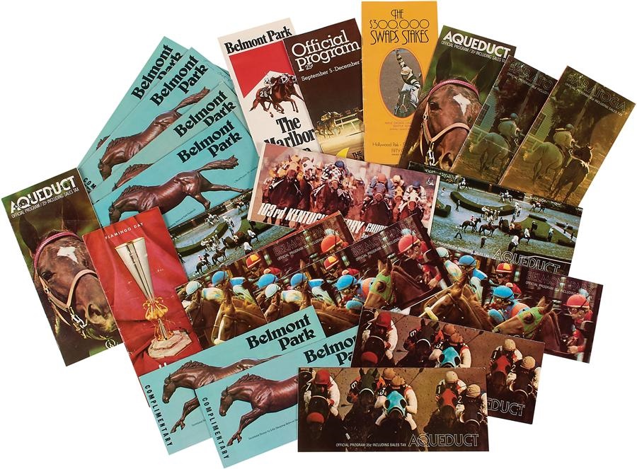 Horse Racing - "Seattle Slew" Program Collection (22)
