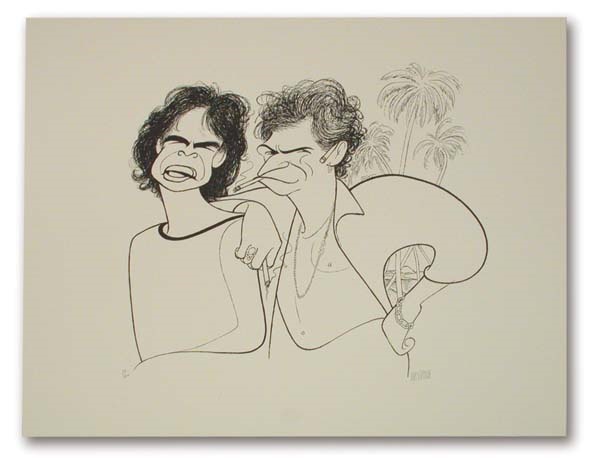 The Cal Hubbard Collection - Mick Jagger And Keith Richards Lithograph