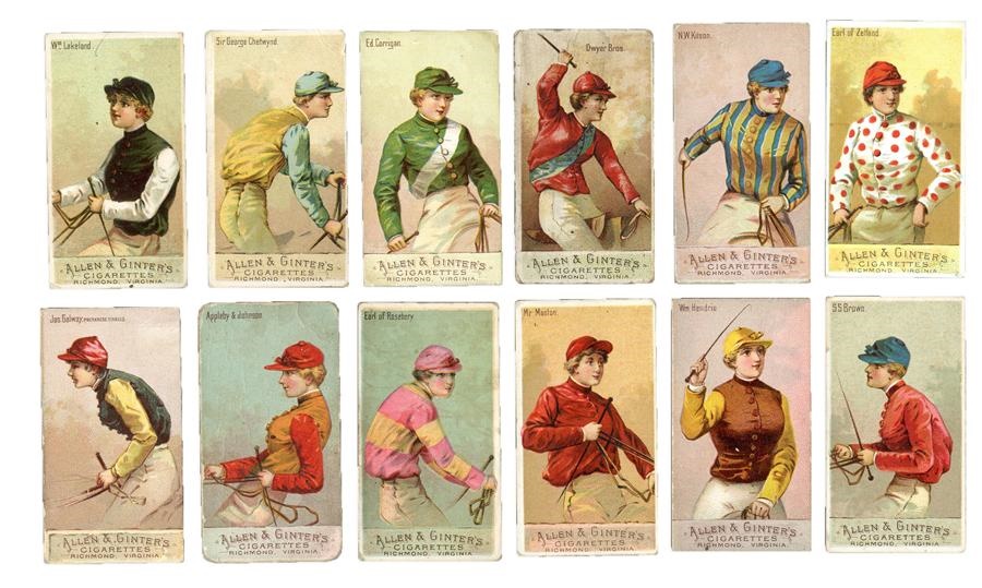 - 19th & 20th Century Jockeys & Horse Racing Tobacco Cards (400+)