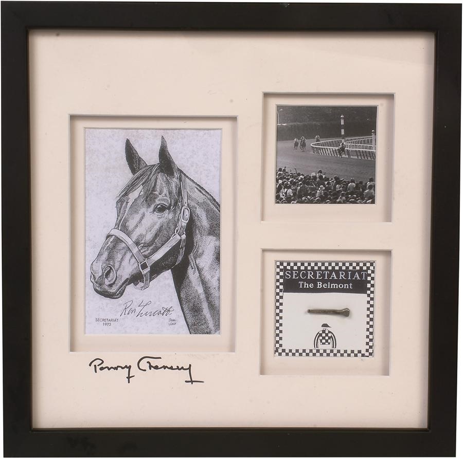Horse Racing - "Secretariat" Horseshoe Nail from 1973 Belmont Stakes