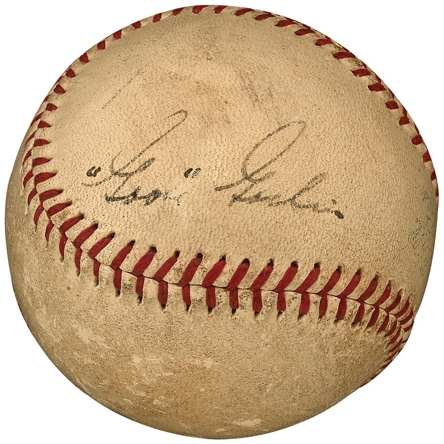 Baseball Autographs - Goose Goslin and Hank Greenberg Signed Baseball